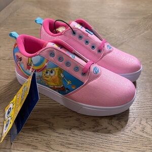 HEELYS Unisex Child Pro 20 Sponge Bob Wheeled Heel Shoe. 6